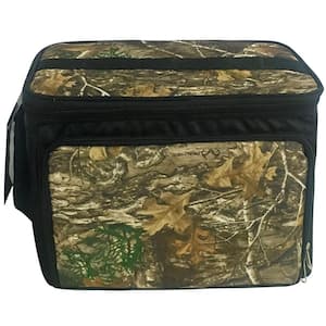 Kool Zone 12 Can Insulated Cooler Bag with Hard Liner in Realtree Edge Camo
