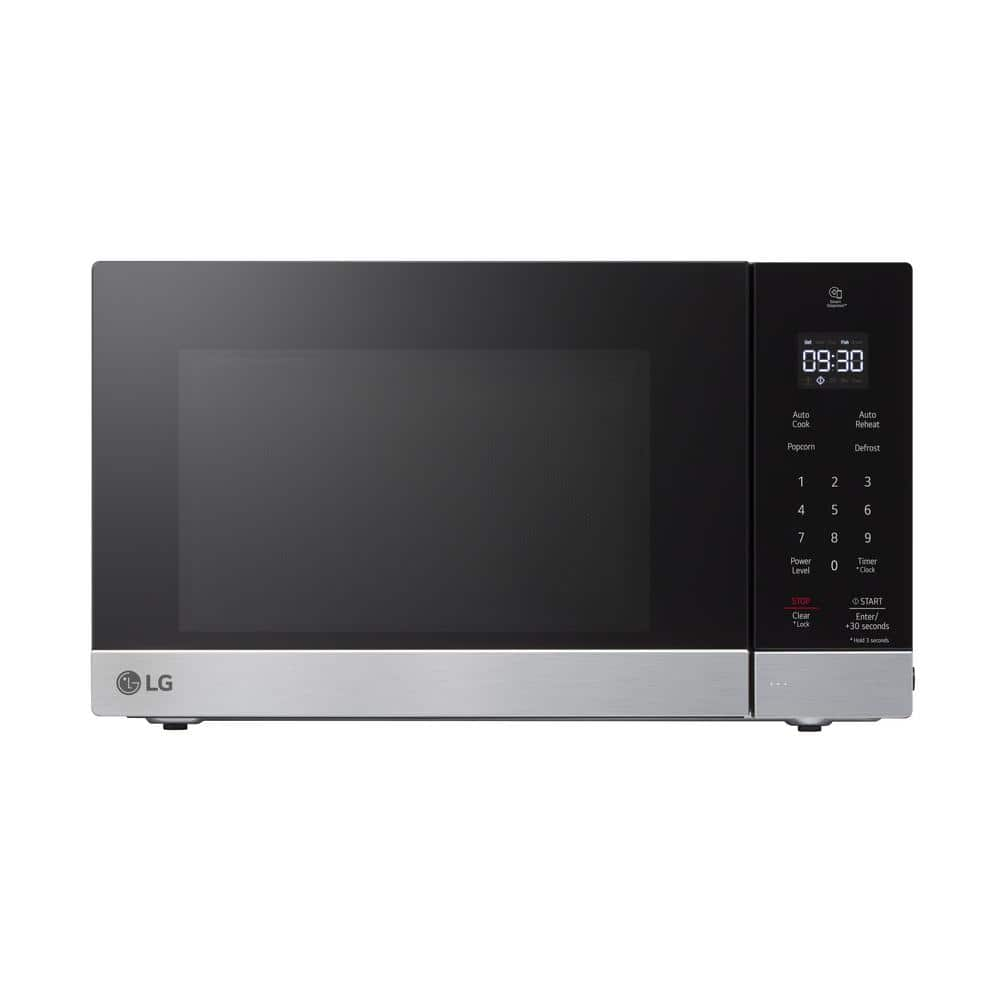 LG - 0.9 Cu. Ft. Countertop Microwave with Sensor Cooking and Smart Inverter - Stainless Steel