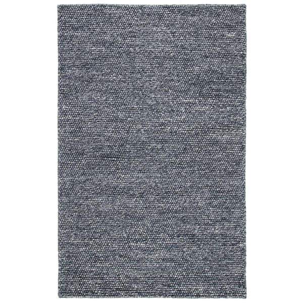 SAFAVIEH Natura Dark Gray Doormat 3 ft. x 5 ft. Gradient Area Rug