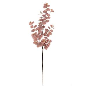 36 in. Brown Artificial Eucalyptus Leaf Stem Plant Greenery Foliage Spray Branch (Set of 3)