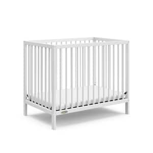 Teddi White 4-in-1 Convertible Mini Crib