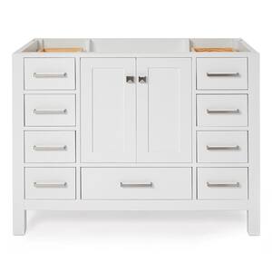 Cambridge 42 in. W Vanity Cabinet Only in White