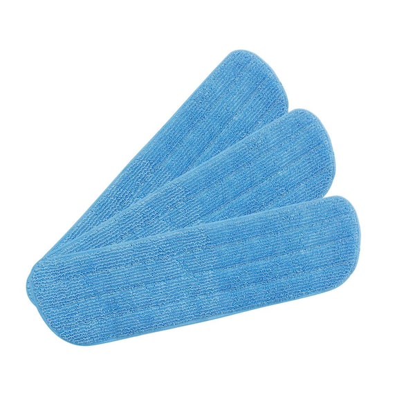 Lifeproof 18 in. Microfiber Replacement Mop Pads Sets (3-Pack) 59628 ...