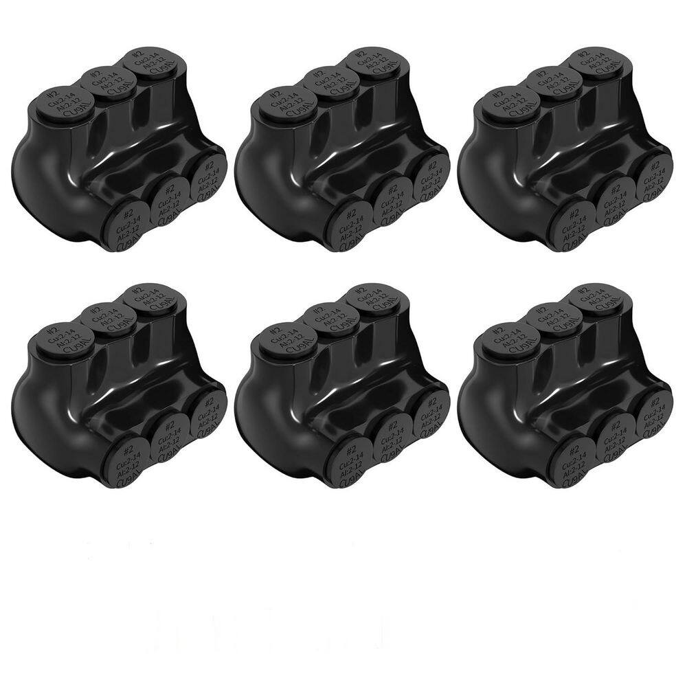 3 Port Insulated Multi Tap Connector 2-14 AWG Aluminum to Copper Wire Connectors, Electrical Cable Connectors, 6 Pack price history on PriceWatchPro