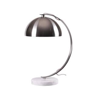 Bubble 17 in. Steel Desk Lamp with Marble Base
