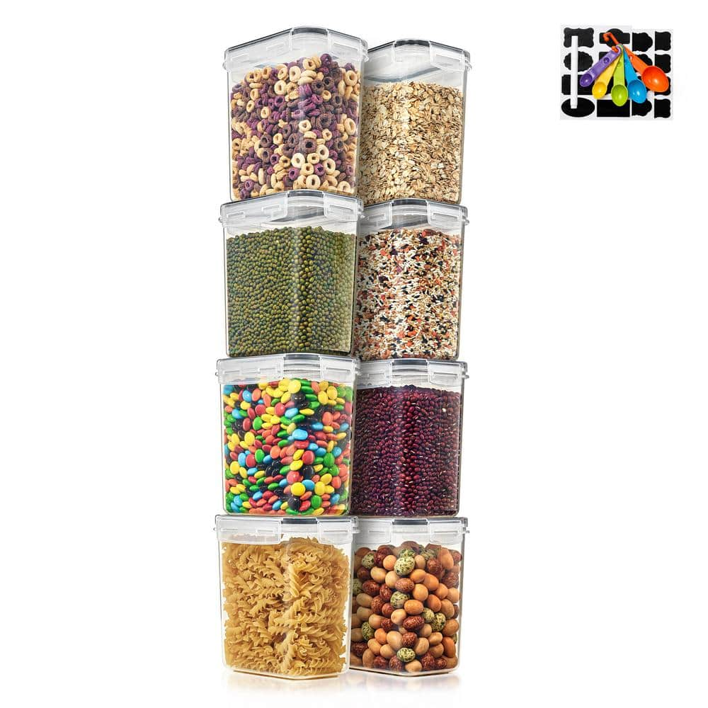 Sorbus Airtight Food Storage Containers with Locking Lids-8 Pack (1.6 l ...