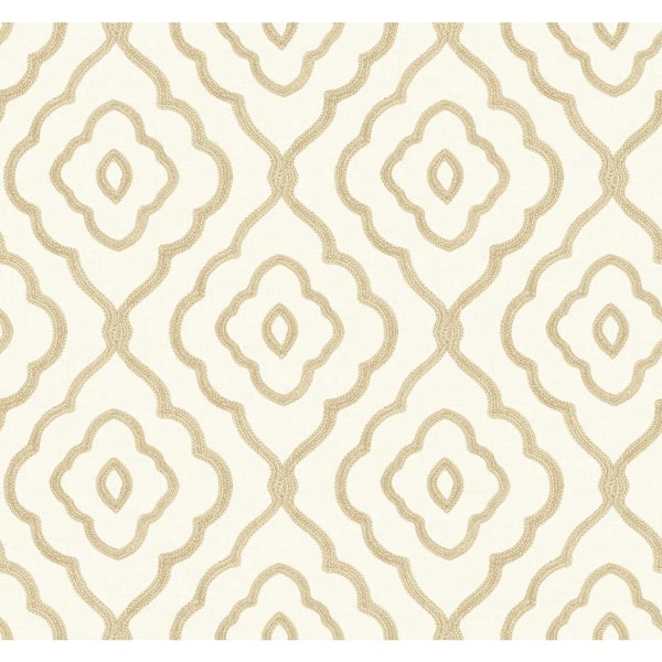 Seabrook Designs Seaside Ogee Paper Strippable Roll (Covers 60.75 sq. ft.)