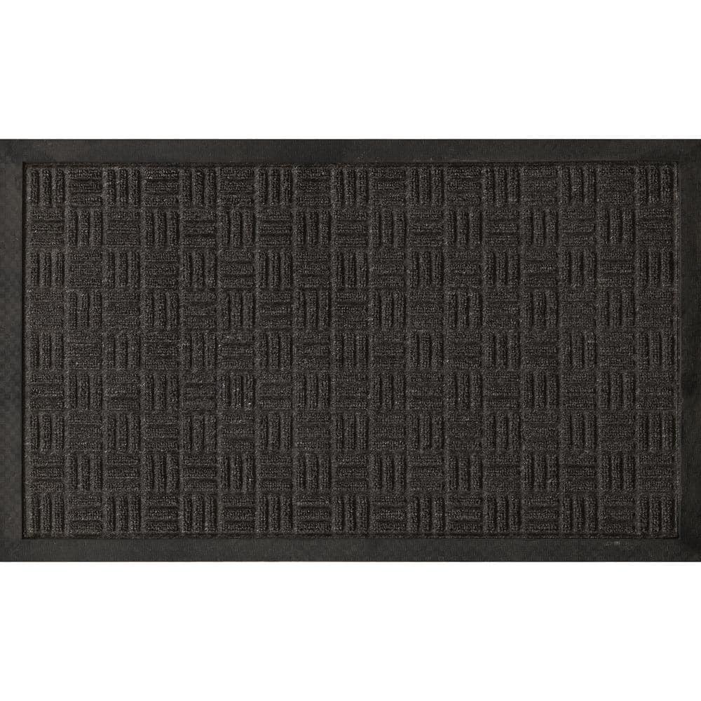Ottomanson Waterproof, Low Profile, Non-Slip Foot Step Indoor/Outdoor  Rubber Doormat, 18 x 28(1 ft. 6 in. x 2 ft. 4 in.), Copper PD1018-18X28 -  The Home Depot