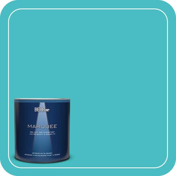 BEHR MARQUEE 1 qt. Home Decorators Collection #HDC-WR14-6 North Wind Satin Enamel Interior Paint & Primer