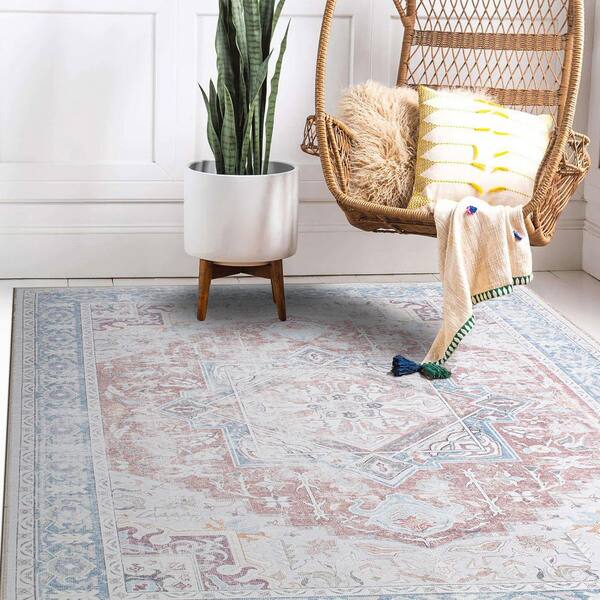 Boho Area Rug, 3' x 5' Machine Washable Rugs? 