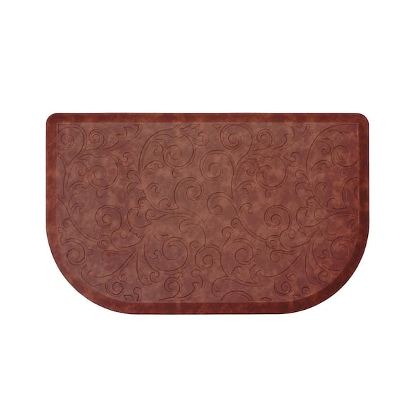 Chef Gear Clarance 20 in. x 32 in. Anti-Fatigue Gelness Wedge Kitchen Mat