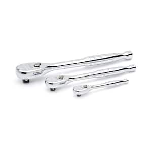 1/4 in., 3/8 in. and 1/2 in. Drive 120XP Teardrop Ratchet Set (3-Piece)