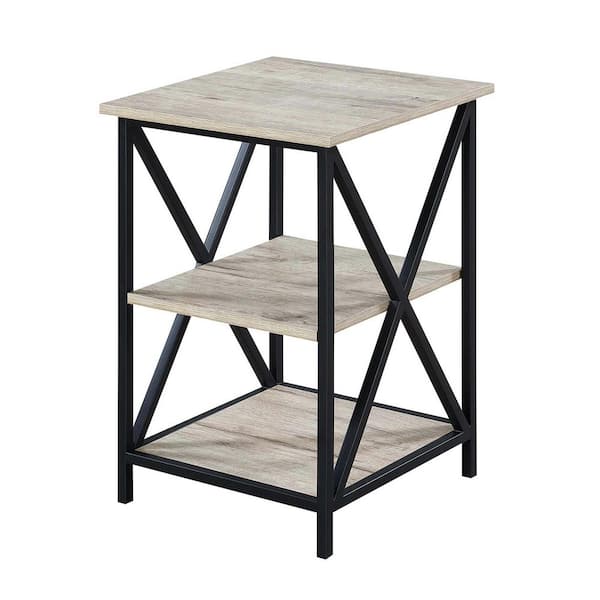 Convenience Concepts Tucson Sandstone 3-Tier End Table