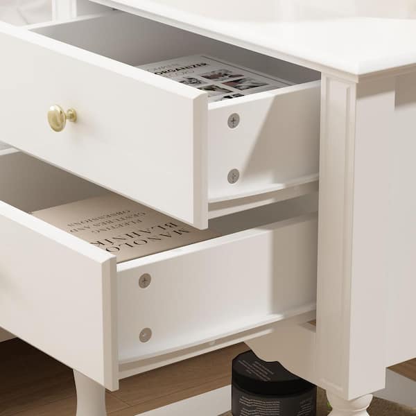 Maocao Hoom Rustic Brown 3-Drawer 16.9-in File Cabinet