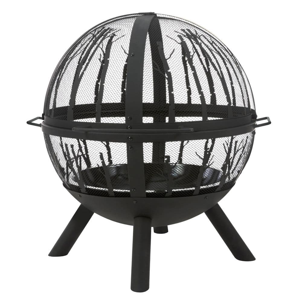 Black Outdoor Fire Pit
