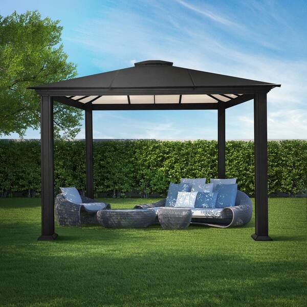 Paragon Outdoor Santa Monica 12 ft. x 14 ft. Aluminum Hard Top Gazebo