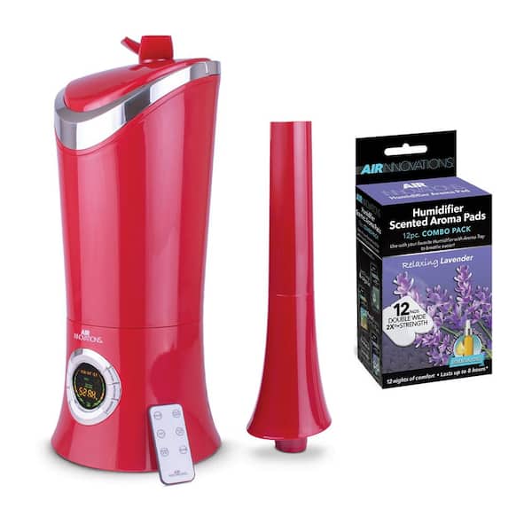 Unbranded MH-701BA Ultrasonic Cool Mist Humidifier with Refills (12-Pack)