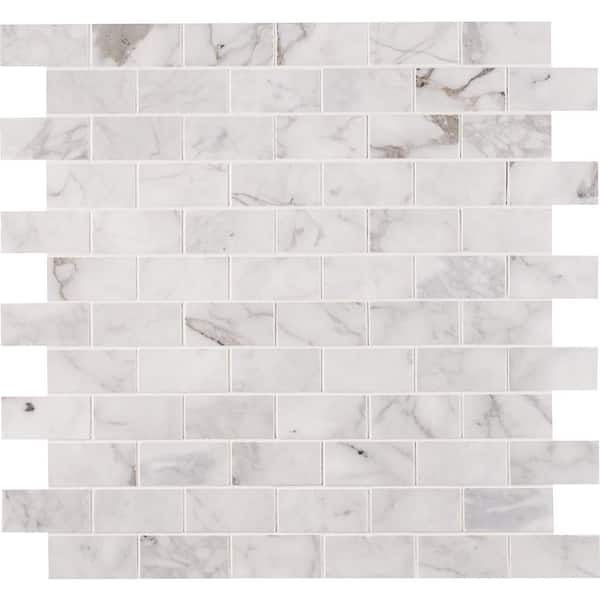 MSI Calacatta Cressa 11.75 in. x 13.5 in. Honed Marble Look Floor and Wall Tile (9.8 sq. ft./Case)