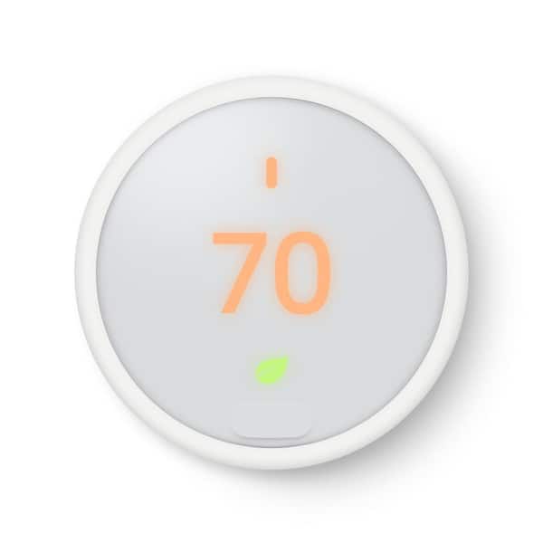 Nest Thermostat E Smart Wi-Fi Programmable Thermostat White