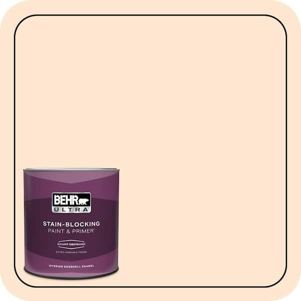 BEHR ULTRA 1 qt. #M230-2 Fair Ivory Extra Durable Eggshell Enamel Interior Paint & Primer