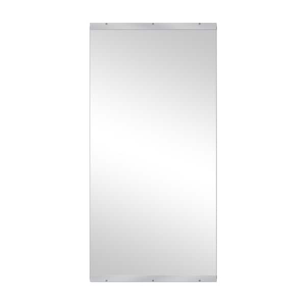 LuxHomez 46 in. W x 72 in. H Rectangular Frameless Tempered HD