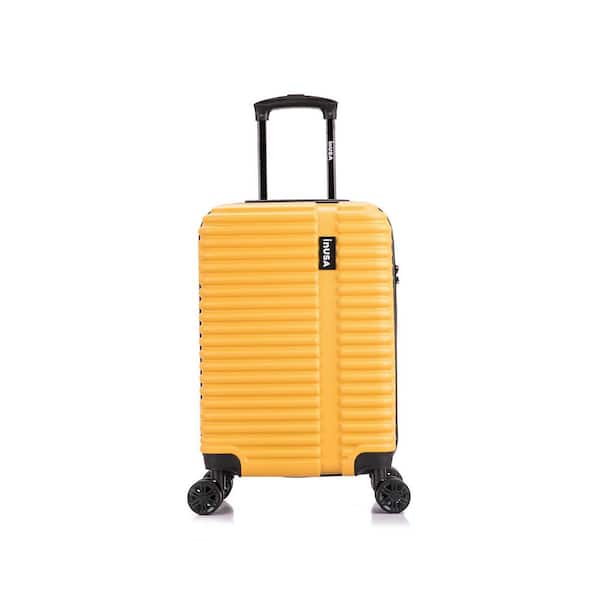 20-Inch Carry On Luggage Airline Approved Lightweight Hardside Suitcase  Gold