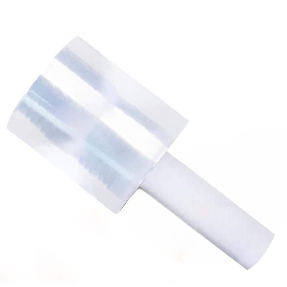 Industrial Strength 60 Gauge Stretch Wrap Film 4 x 1000 ft. Clear Self-Adhering Plastic Roll with Handle for Packing price history on PriceWatchPro