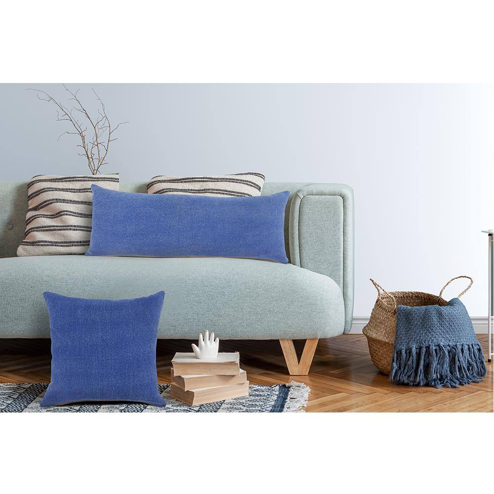 Classic Royal Blue 20" Square Throw Pillow