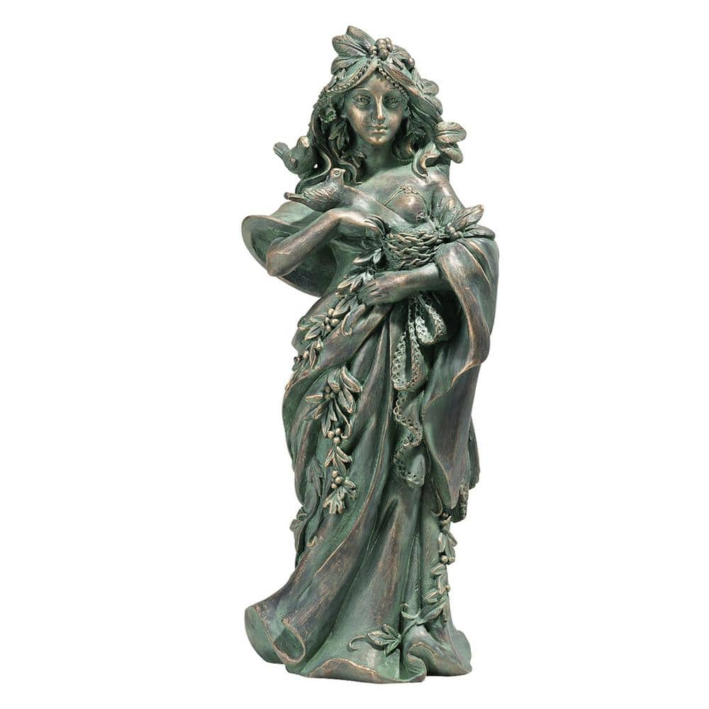 Design Toscano 16 in. H Mother Nature Maiden of The Forest Garden ...