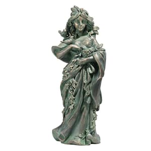16 in. H Mother Nature Maiden of The Forest Garden Statue