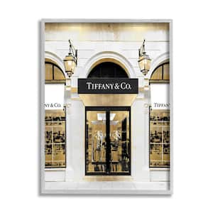 Designer Jewelry Storefront Glam Fashion Photography by Madeline Blake Framed Architecture Art Print 30 in. x 24 in.