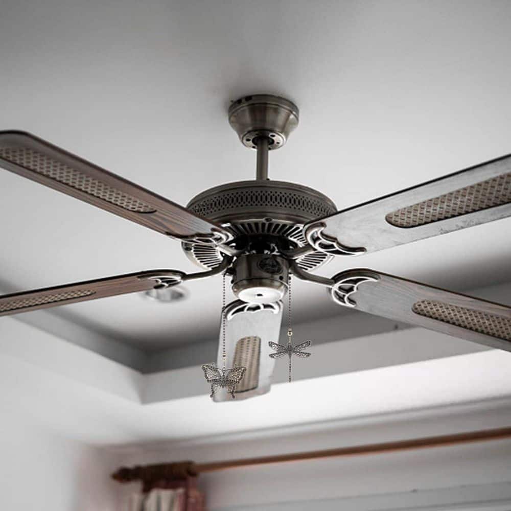 Bronze 12in Dragonfly and Butterfly Ceiling Fan Pull Chains with Connector 2-Pack price history on PriceWatchPro