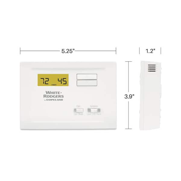 White-Rodgers NP110 Single Stage Non-Programmable Thermostat