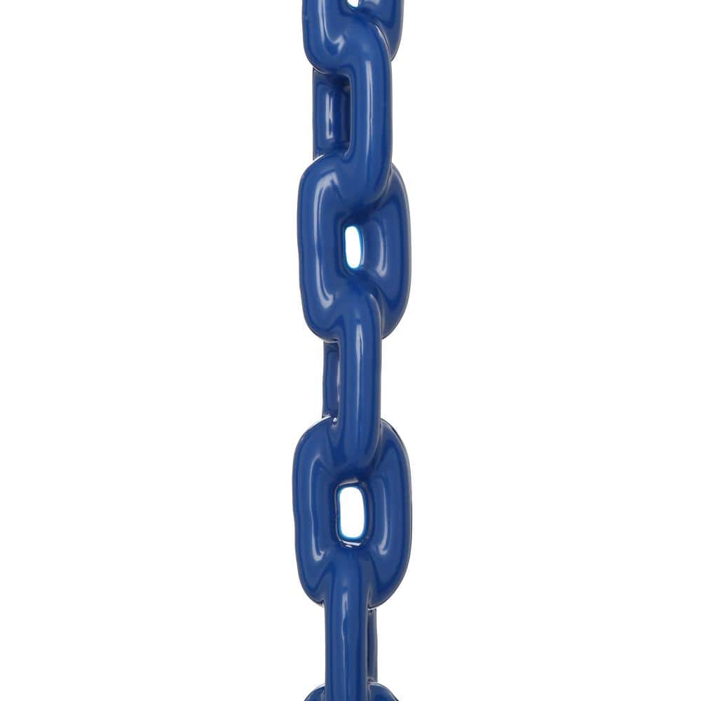 Blue Full Bucket Toddler Swing with Coated Chains