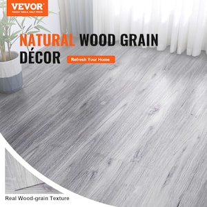 Peel & Stick Vinyl Floor Tiles 36 x 6 in. Gray Flooring Wear Layer Thickness: 0.15 mm/6 mil Coverage Area: 29² ft./box