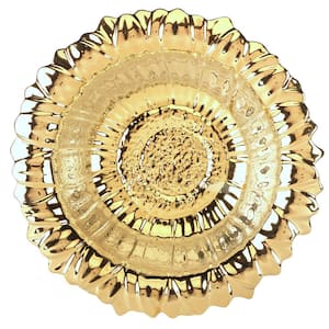 Gold Coast Sunflower 115.03 fl. oz. Multi-Colored Porcelain 3-D Bowl