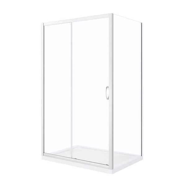 OVE Decors Breeze 48 in L x 36 in W x 76 in H Corner Rectangular