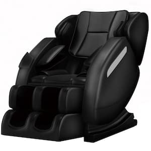 Favor-MM350 Black Recliner w/ Zero Gravity Full Body Air Pressure, Bluetooth, Heat, Foot Roller Massage Chair
