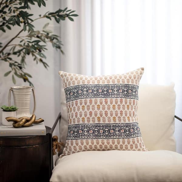 ARDEN SELECTIONS Block Print Stripe 20 