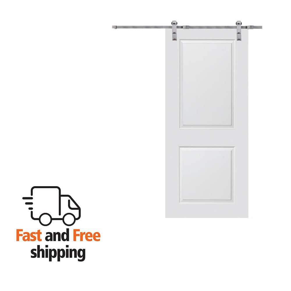 MMI DOOR 32 in. x 80 in. Carrara Primed Molded MDF Assembly