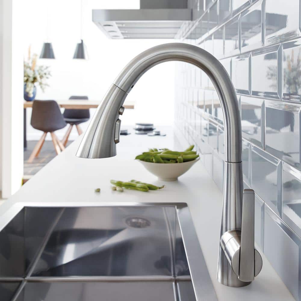 SuperSteel Single-Handle Pull-Down Kitchen Faucet with Triple Spray