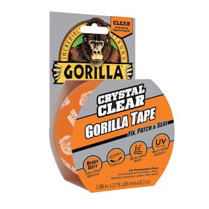 6‐Pack of 1” x 60” Gorilla Glue 6552 Gorilla Tape Black Mounting Tape Heavy  Duty 3Lb, Masking Supplies, Tapes, Double Sided & Mounting