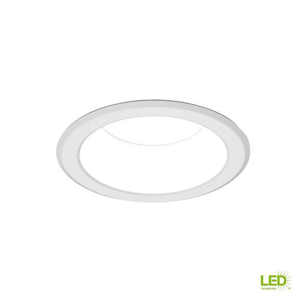 Generation Lighting Traverse Unlimited 6 in. Round White Dimmable 3000K Integrated LED Recessed Kit with Airtight Gasket and Junction Box