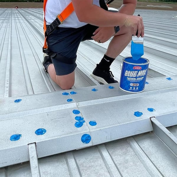 Ames Blue Max 1 gal. Liquid Rubber Waterproof Patch Trowel Grade