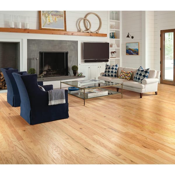 Bradford 3 Natural Red Oak 3/8 in. T X 3.25 in. W Tongue and Groove Engineered Hardwood Flooring (23.76 sq.ft./case)