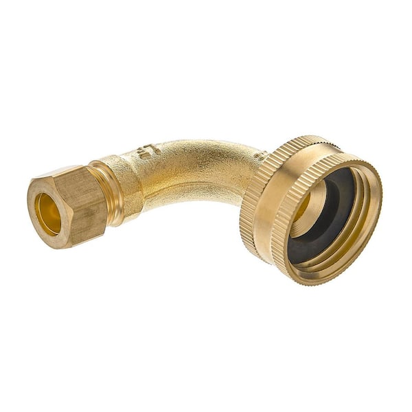 DISHWASHER 3/4" X 3/4" FILL INLET HOSE CONNECTOR BRASS 