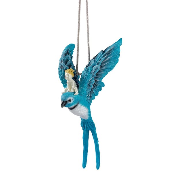 Design Toscano THUMBELINA Fairy on Bird Hanging