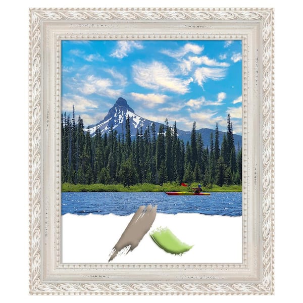 Amanti Art Opera Off White Wood Picture Frame Opening Size 18 x 22 in.
