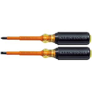 Screwdriver Set, 1000V Insulated Slotted and Phillips, 2-Piece