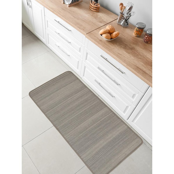 Newlife by GelPro Designer Comfort Kitchen Mat - Grasscloth Pecan - 20x32